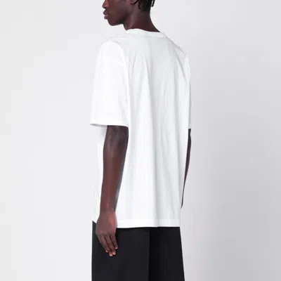 Dries Van Noten White Oversized Cotton T-shirt In White