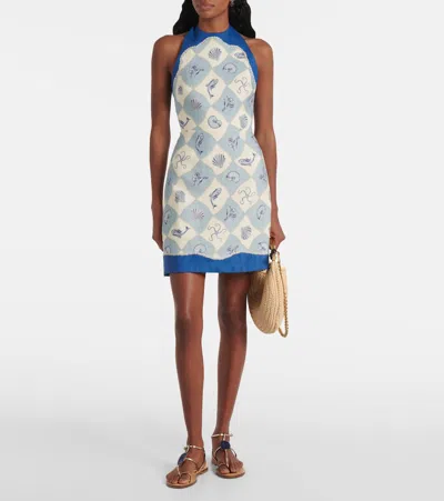 Amanu Cairo Leather Sandals In Gold