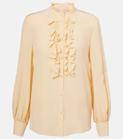 Valentino Long-sleeved Shirt In Nude