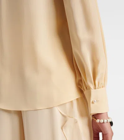 Valentino Long-sleeved Shirt In Nude