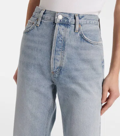 Agolde Pinch Waist Kick Jeans In Blue