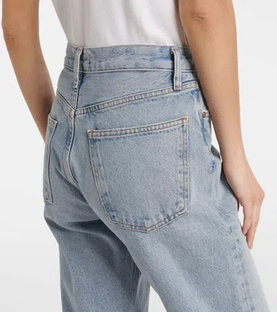 Agolde Pinch Waist Kick Jeans In Blue