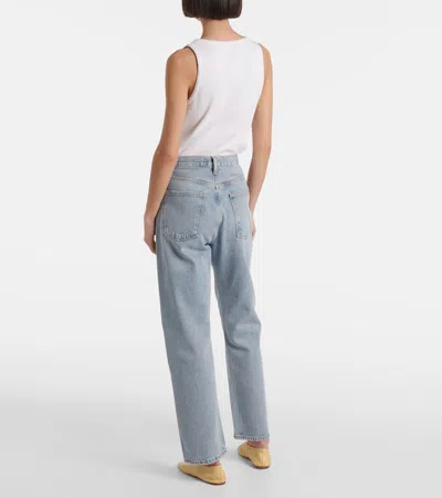 Agolde Pinch Waist Kick Jeans In Blue