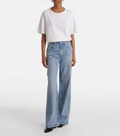 Citizen Of Humanity Beverly High-rise Wide-leg Jeans In Blue