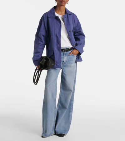 Citizen Of Humanity Beverly High-rise Wide-leg Jeans In Blue