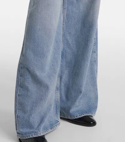 Citizen Of Humanity Beverly High-rise Wide-leg Jeans In Blue