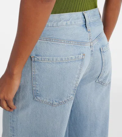 Citizen Of Humanity Paloma Mid-rise Wide-leg Jeans In Blue