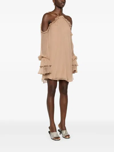 真丝迷你连衣裙