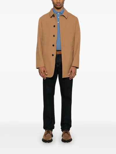 Peuterey Hinnoya Parka Coat In Neutrals