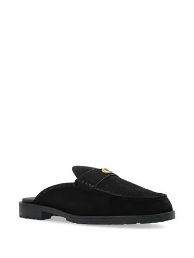 Coach Jocelyn Backless Loafer In Black | ModeSens