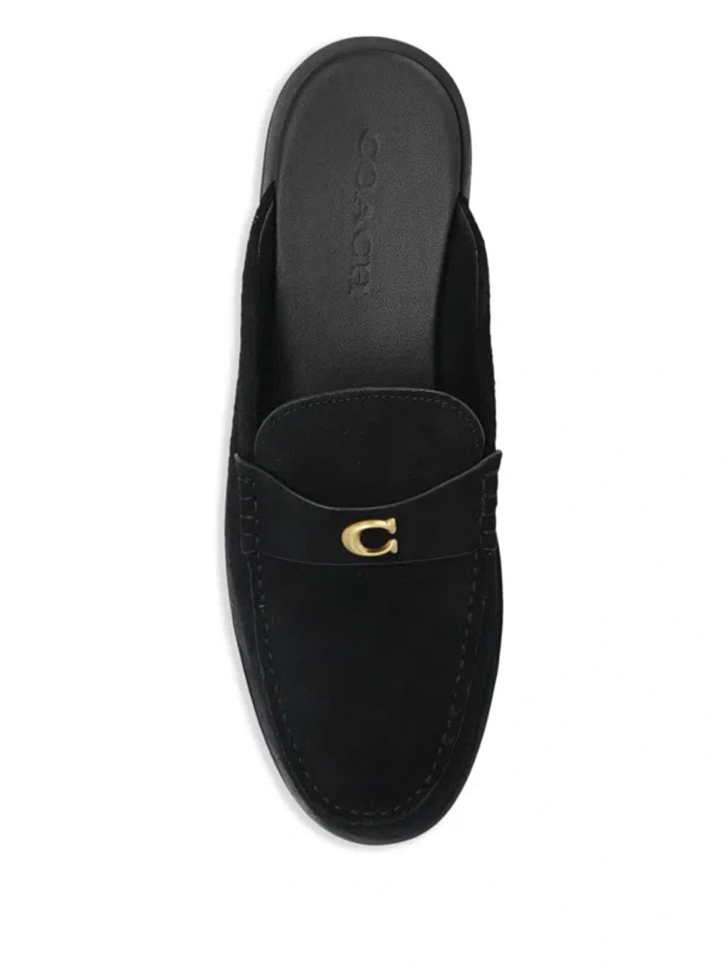 Coach Jocelyn Backless Loafer In Black | ModeSens