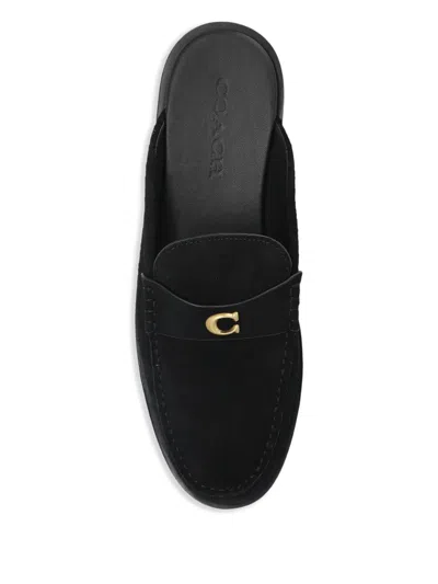 Coach Jocelyn Backless Loafer In Black | ModeSens