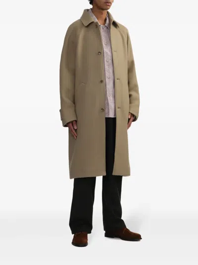 A Kind Of Guise Cyrus Single-breasted Coat In Neutrals