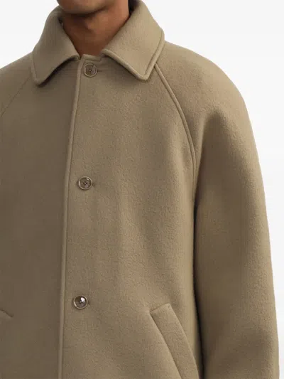 A Kind Of Guise Cyrus Single-breasted Coat In Neutrals