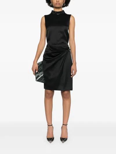 Tom Ford Top Silk Satin In Black
