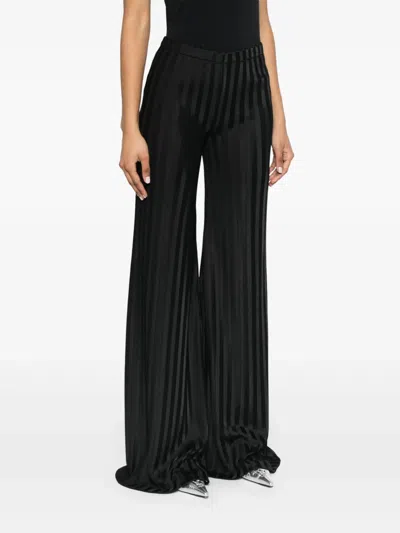 Tom Ford Wide-leg Trousers In Black