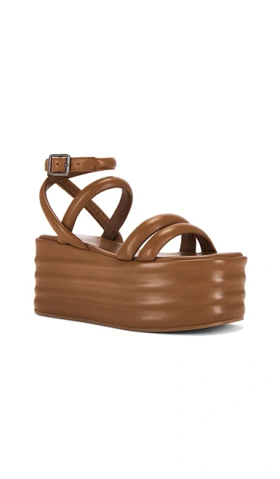 Free People Iris Flatform Sandal In Brown