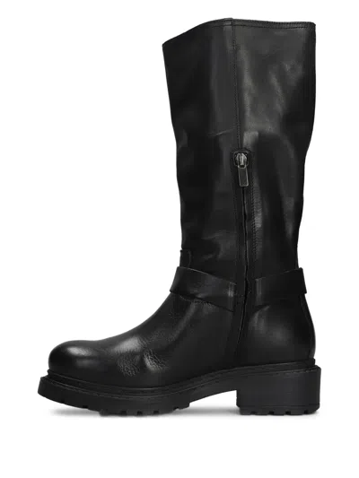 Metisse Low Heels Boots In Black
