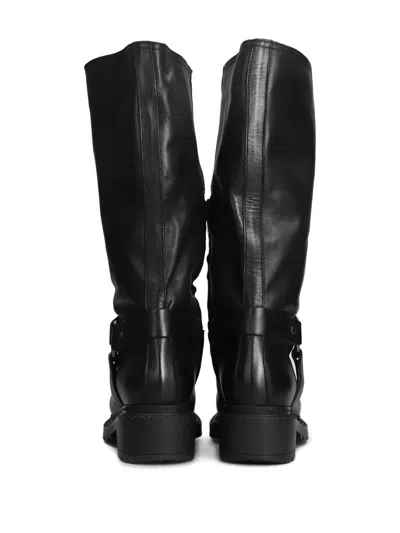 Metisse Low Heels Boots In Black