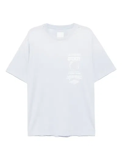 Givenchy Standard Short Sleeve Base T-shirt In Baby Blue