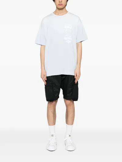 Givenchy Standard Short Sleeve Base T-shirt In Baby Blue
