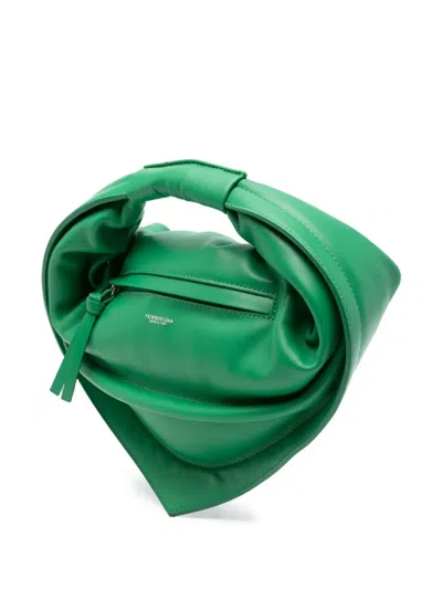 Federico Cina Midi Tortellino Tote Bag In Green