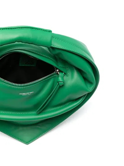 Federico Cina Midi Tortellino Tote Bag In Green