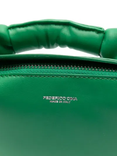 Federico Cina Mini Tortellino Tote Bag In Green