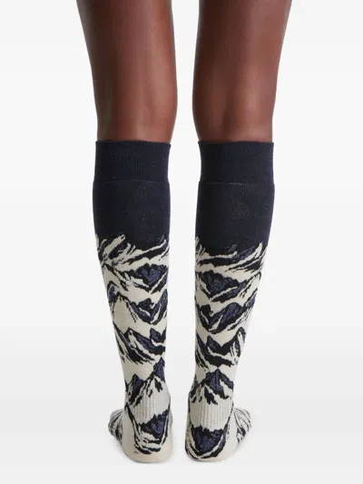 Fusalp Sock Mount Ski Socks In Blue