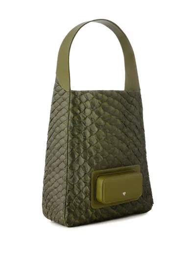 Misci Moqueca Shoulder Bag In Green