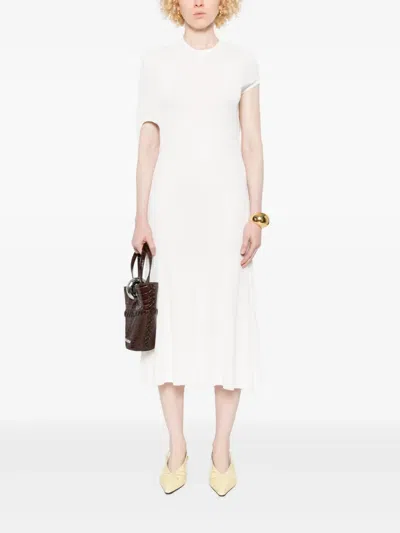 Jacquemus La Salerno Midi Dress In White