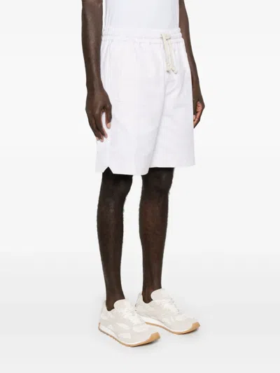 Eleventy Pattern-jacquard Shorts In Neutrals