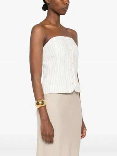 Samsoe & Samsoe Samsøe Samsøe Saellena Top In White