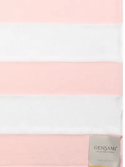 Gensami Striped Blanket In Pink