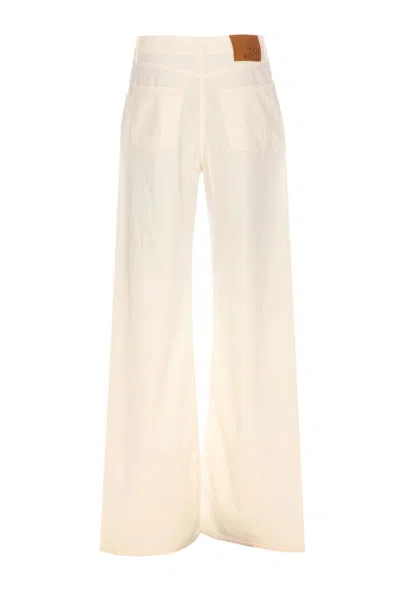 True Avenue Cotton Trousers In White