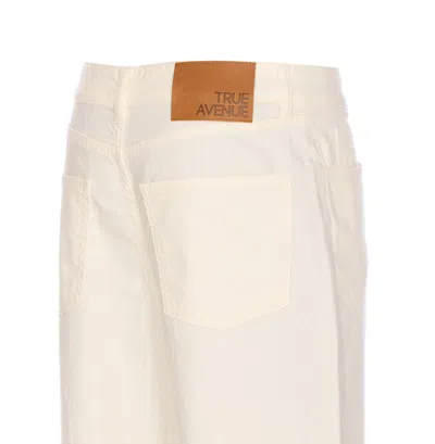 True Avenue Cotton Trousers In White