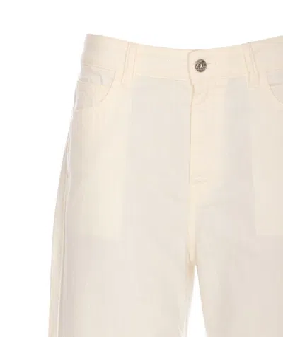 True Avenue Cotton Trousers In White