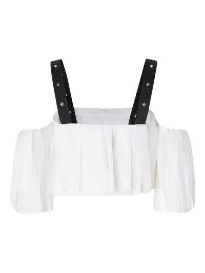 Pinko Cotton Raul Top In White