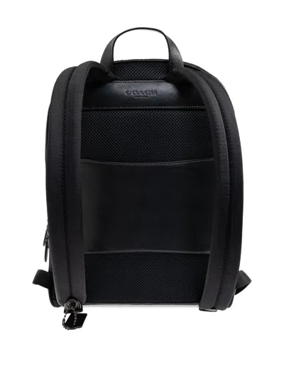 Coach Theo Patterned Backpack In Black