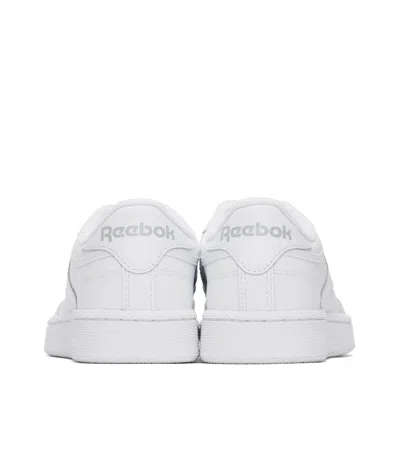 Reebok Round Toe Low-top Casual Shoes In White