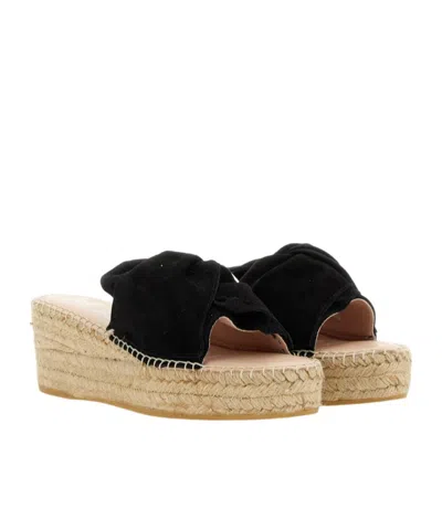 Manebi Knot Sandal In Black