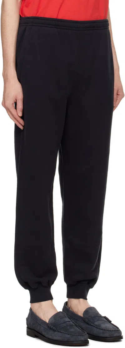 Bode Black Jogger Sweatpants In Black