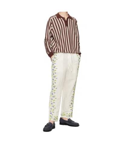 Bode Wool And Cashmere Blend Pul In Brown