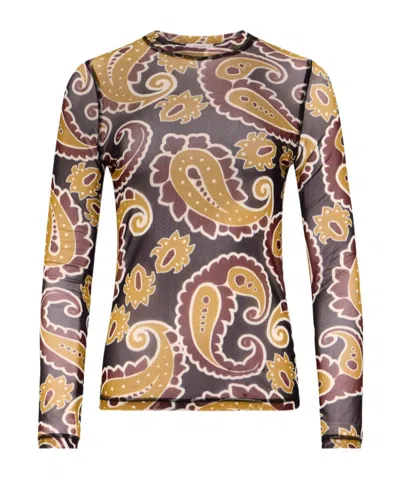 Jw Anderson J. W.anderson Long Sleeve Underpinning By J. W.anderson In Reddish Brown