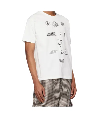 Bode Cotton T Shirts In White