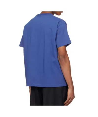 Bode Logo-embellished Cotton-jersey T-shirt In Blue