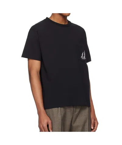 Bode Short Sleeve T-shirt In Black