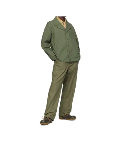 Engineered Garments Belt Loops Slacks In Green