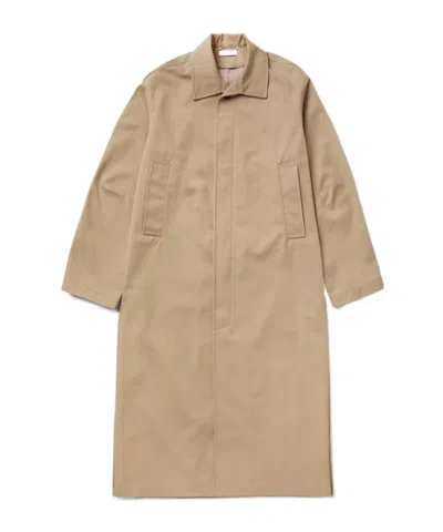 1989 Studio Solid Color Trench Coat With Hidden Buttoning In Brown