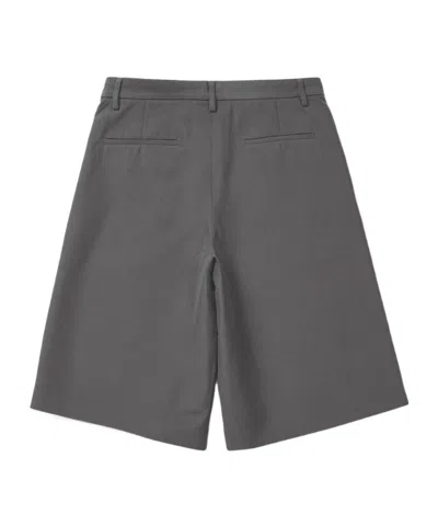 1989 Studio Cotton And Silk Shorts With Belt Loops In Gray